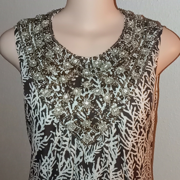 🌈HP🌼Tory Burch beaded coral reef shift dress - Picture 3 of 13